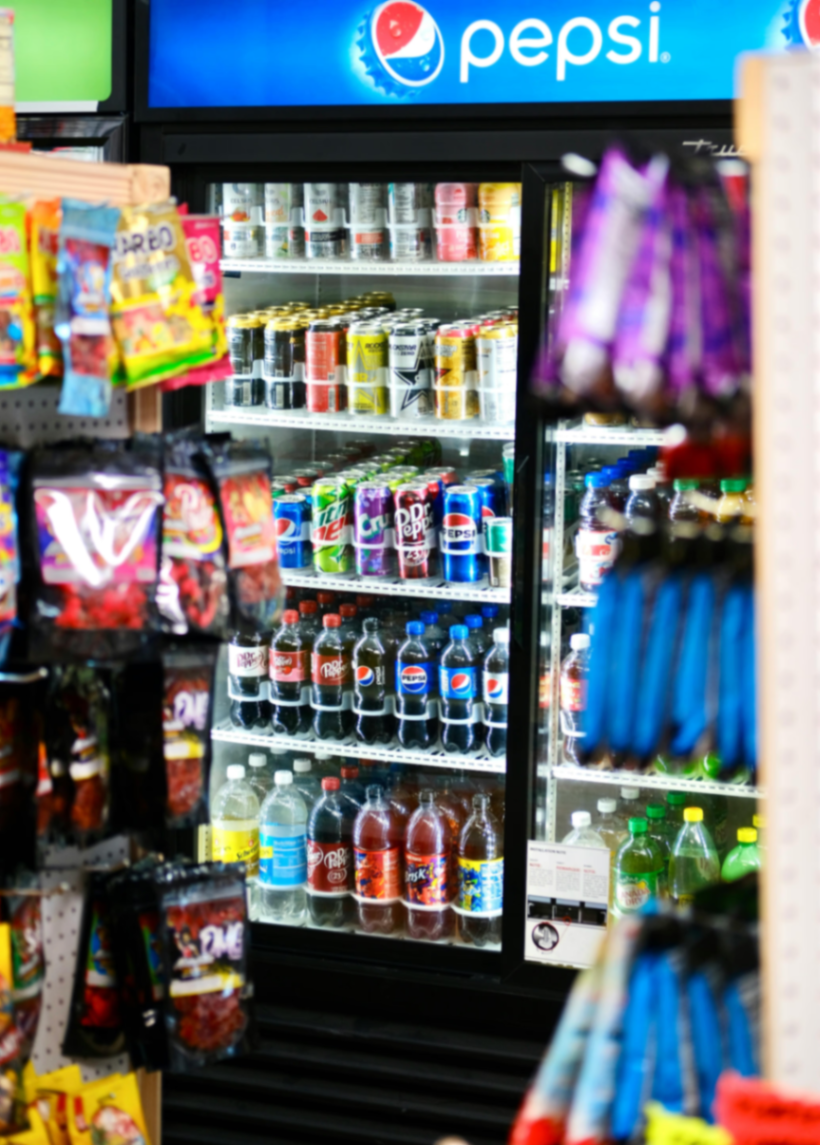 Commercial wine fridge and beverage cooler in Auckland restaurant