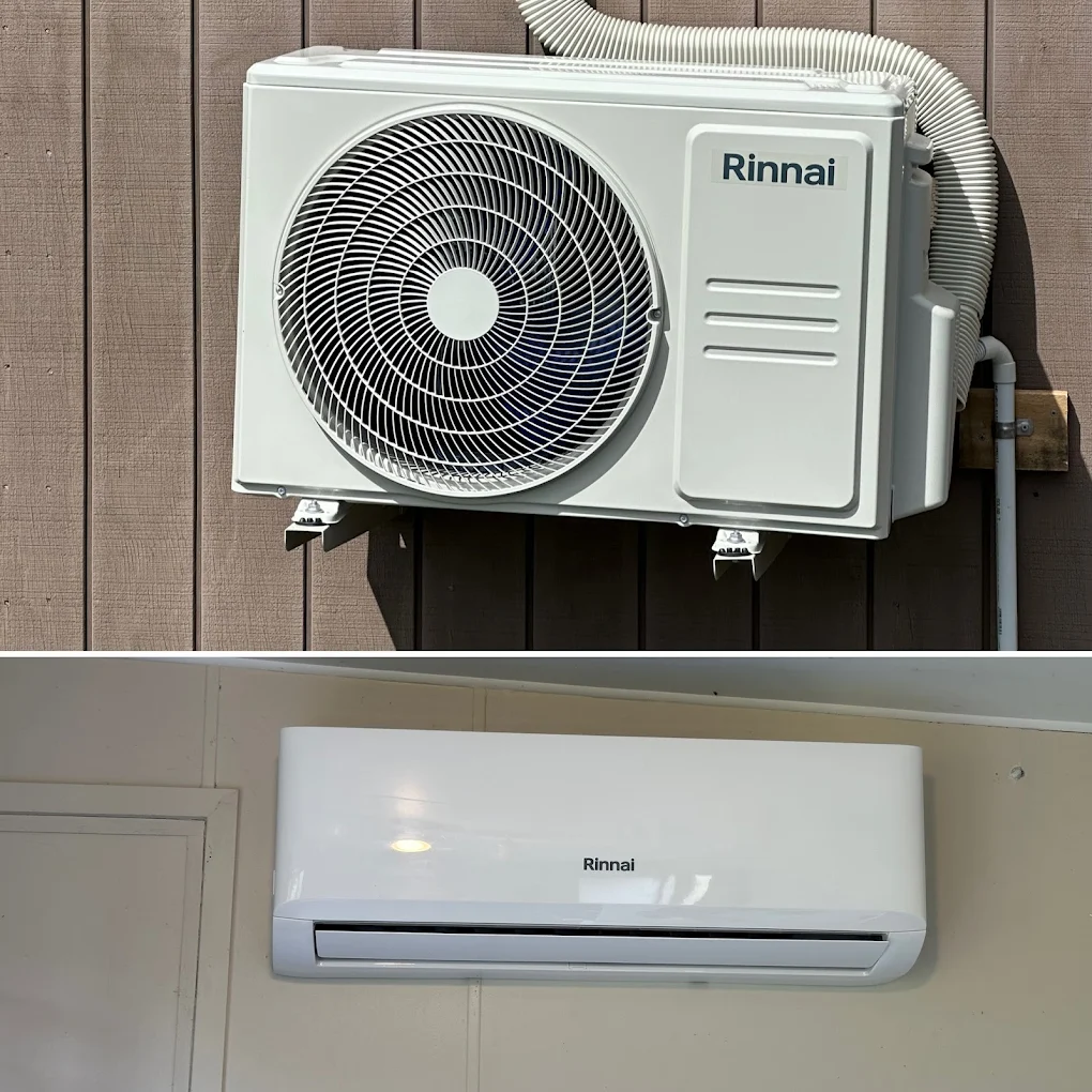 Rinnai air conditioning unit installation by Kyle Air